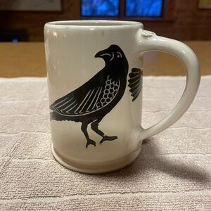 Lahave Pottery Raven mug from Nova Scotia